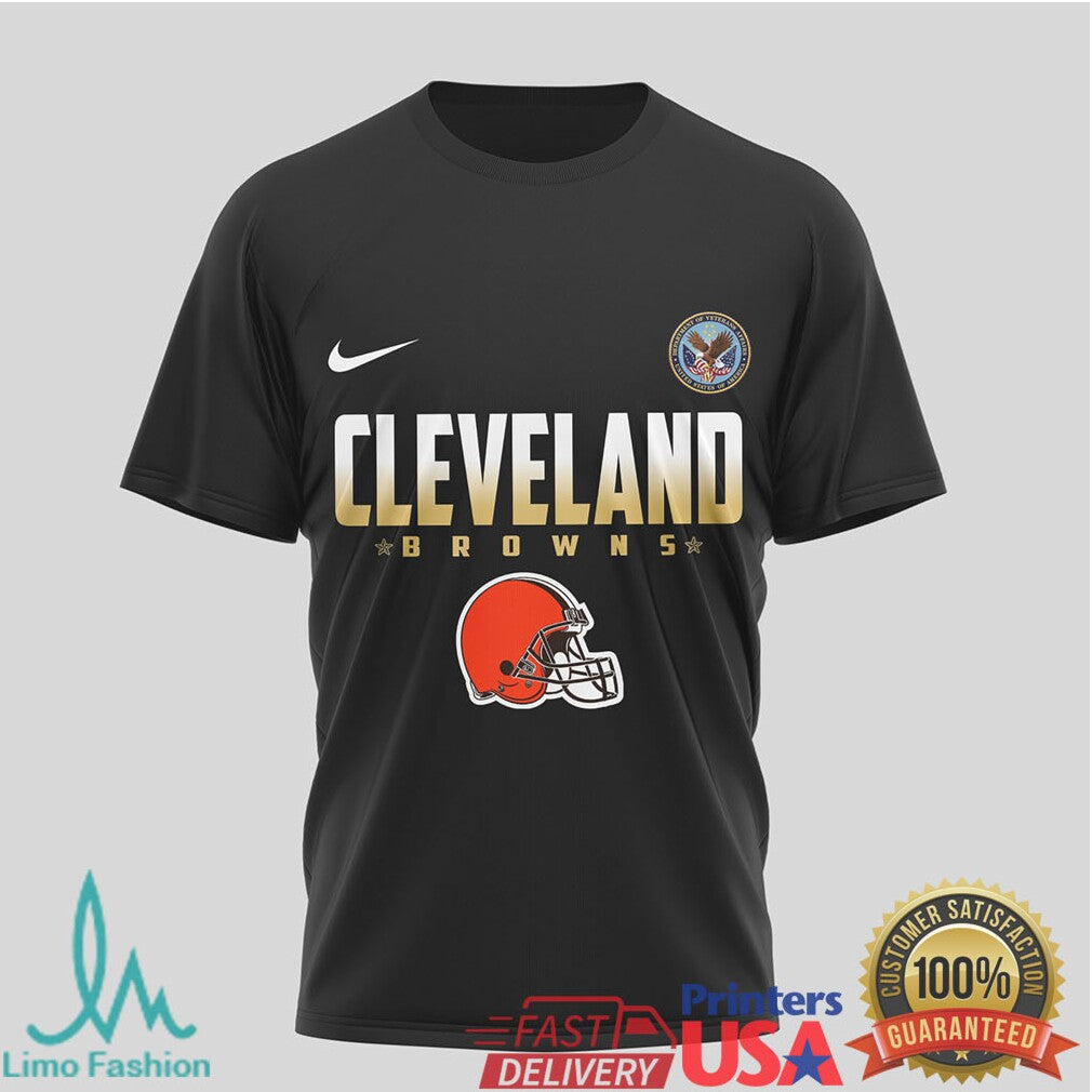 Cleveland Browns Official NFL Department Of Veterans Affairs 3D Shirt - Limotees LLC