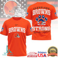 Cleveland Browns Official NFL Save The Animals Fan 3D Shirt
