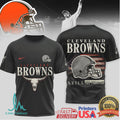 Cleveland Browns Retro Western Skull T Shirt Still The Problem Apparel - Limotees LLC
