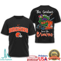 Cleveland Browns This Gardener Loves the Browns Fan T Shirt - Limotees LLC
