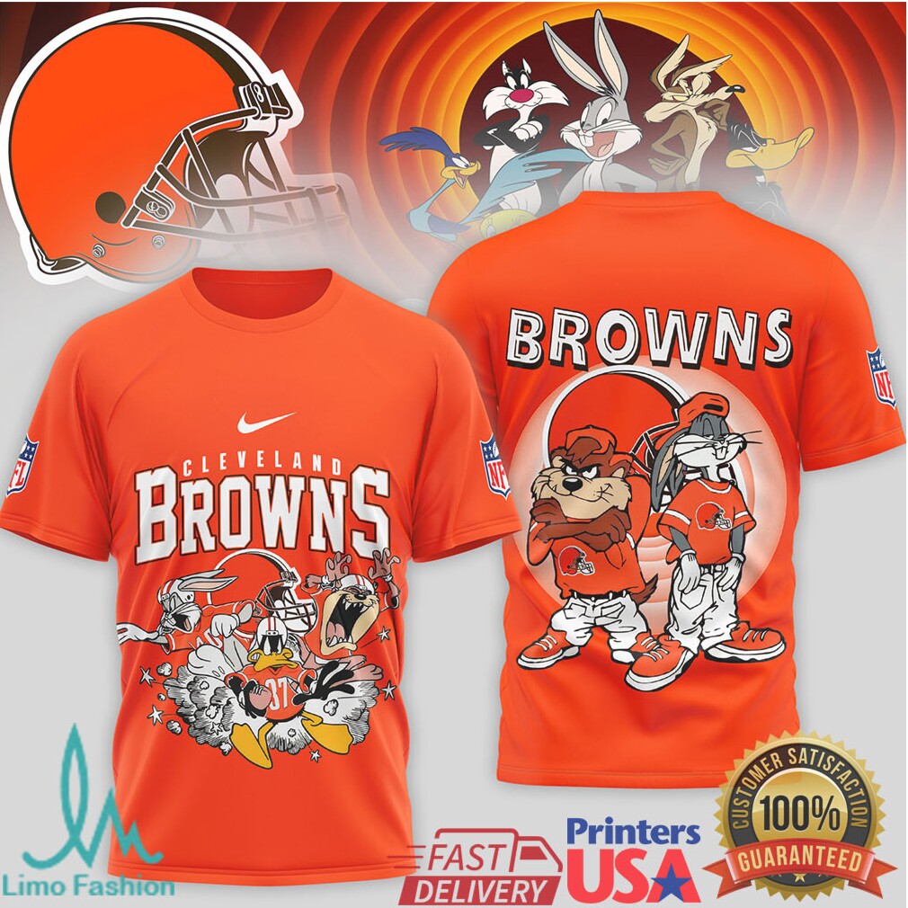 Cleveland Browns x Looney Tunes Vintage 90s Graphic T Shirt - Limotees LLC