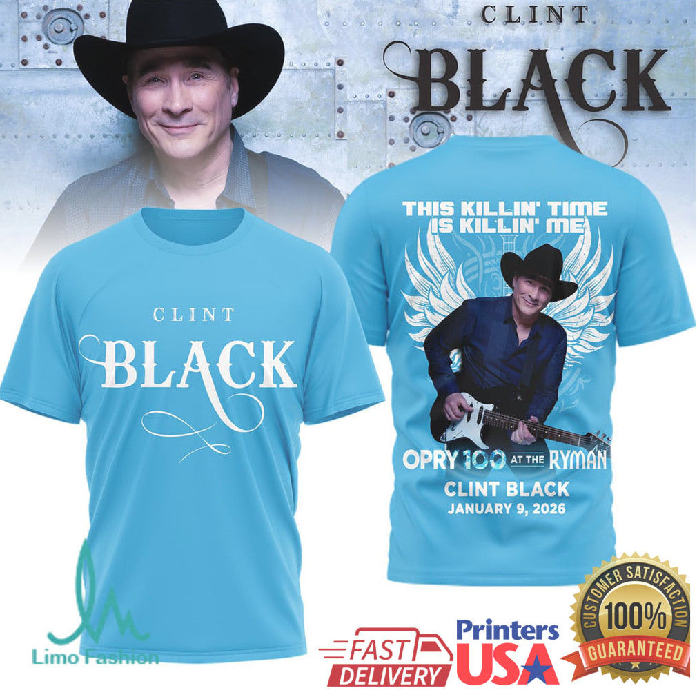 Clint Black Opry 100 At The Ryman 2026 Tee - Limotees LLC