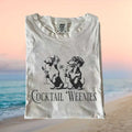 Cocktail Weenies Dachshund Drinking Martinis Funny Dog Graphic T Shirt - Limotees LLC