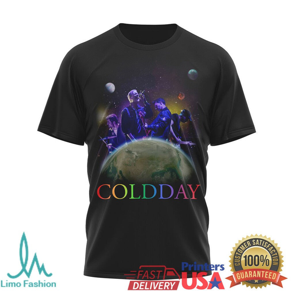 Coldday (Coldplay Tribute) Music Of The Spheres Tour 2026 Concert Shirt - Limotees LLC