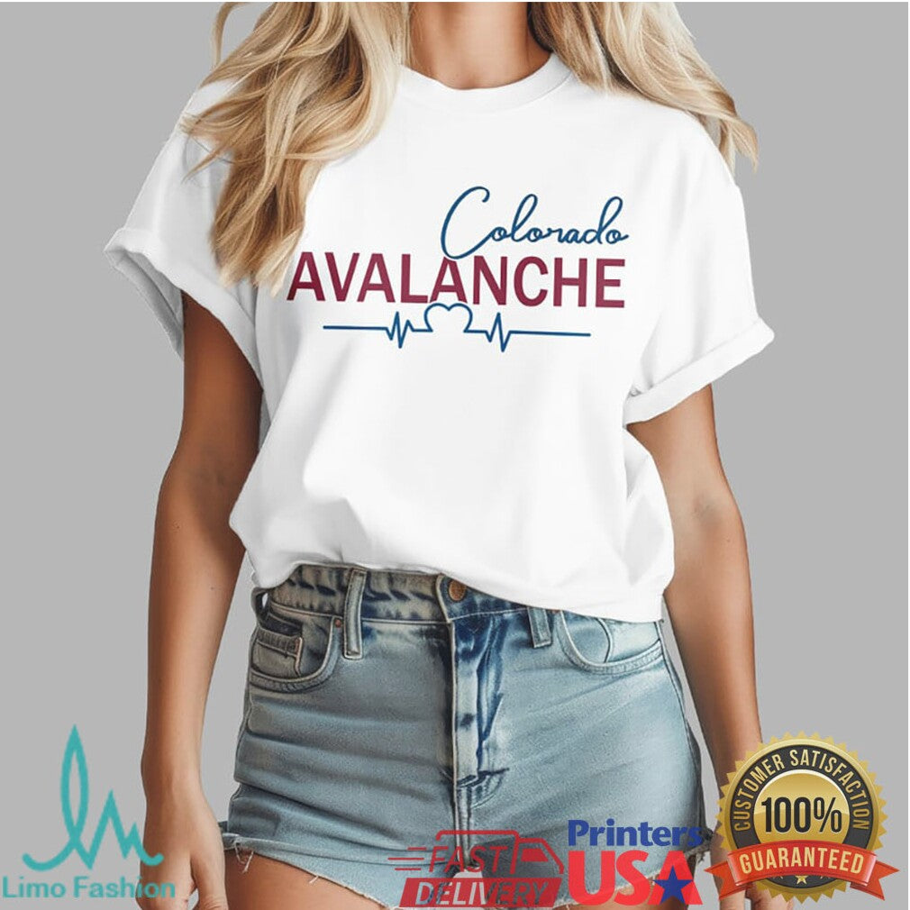 Colorado Avalanche Nurse T Shirt Just A Nurse Who Loves Avalanche Hockey