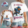 Colorado Avalanche Scooby Doo Hockey Fan T Shirt Go Avalanche T Shirt - Limotees LLC