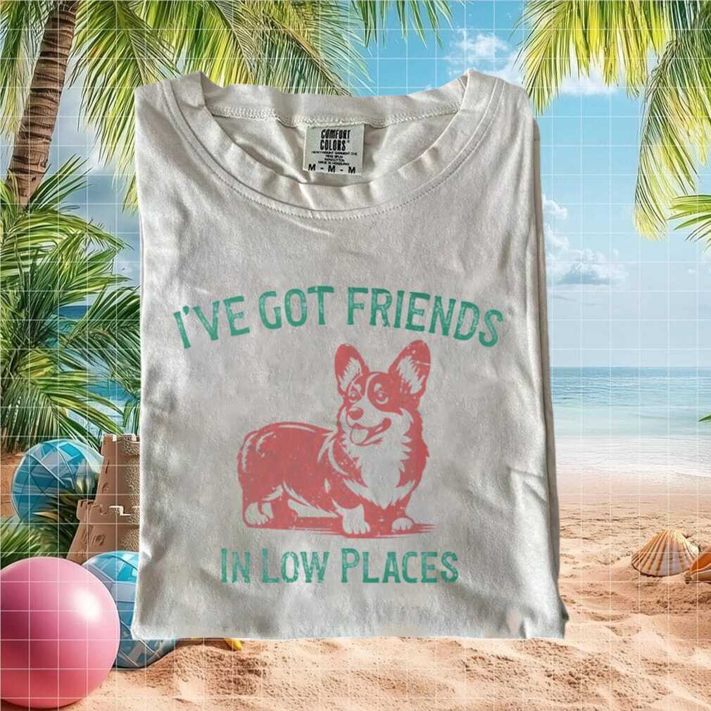 Corgi Friends In Low Places Funny Dog Lover Graphic T Shirt - Limotees LLC