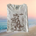 Corgi Riding T Rex Cowboy Western Funny Cute Dog Graphic T Shirt - Limotees LLC