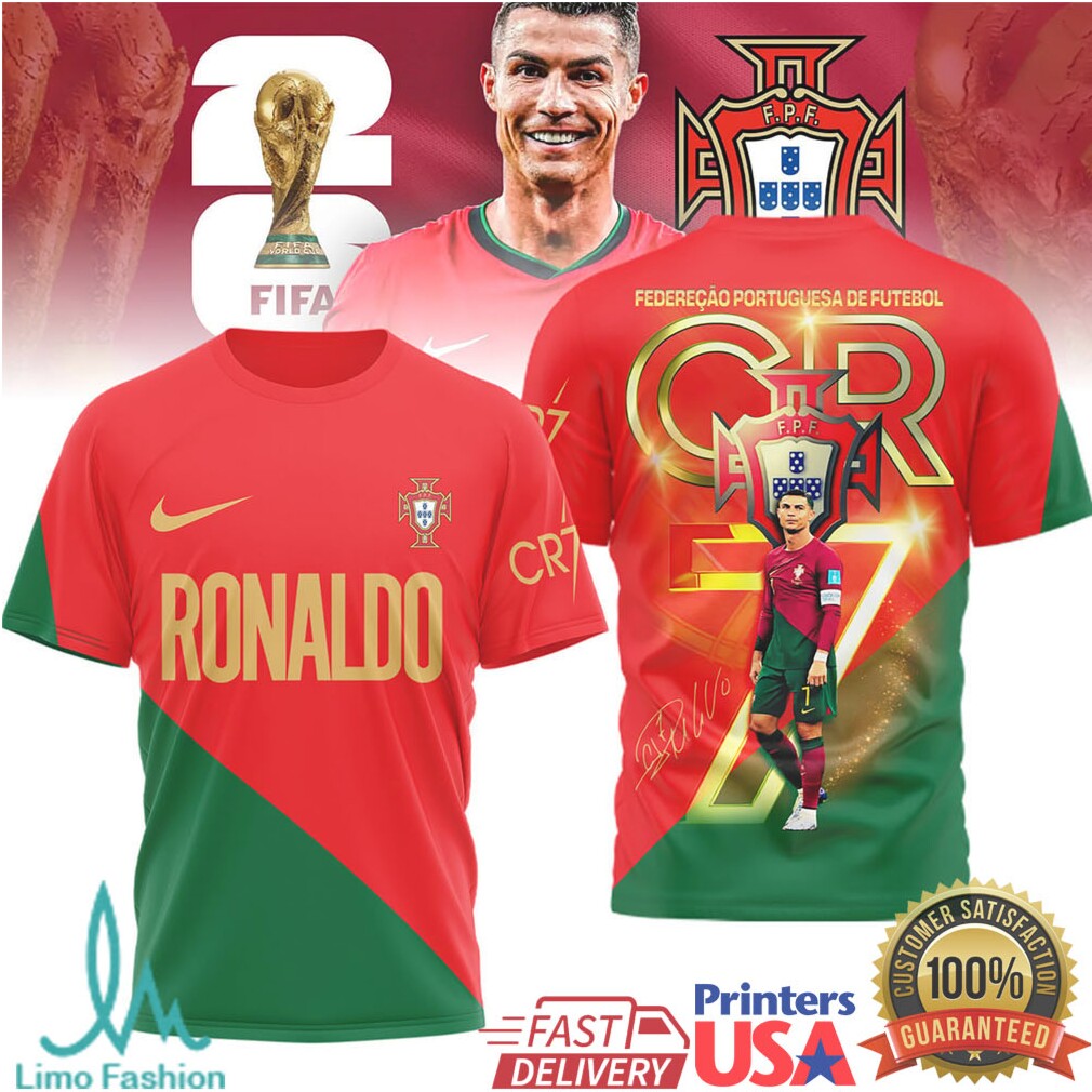 Cristiano Ronaldo Cr7 Portugal National Team Tshirt Design - Limotees LLC