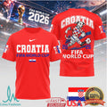 Croatia World Cup 2026 Dalmatian Mascot T Shirt Croatian Soccer Fan T Shirt - Limotees LLC