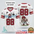 Custom Atlanta Falcons Super Mario Retro 8 Bit Art Football T Shirt - Limotees LLC