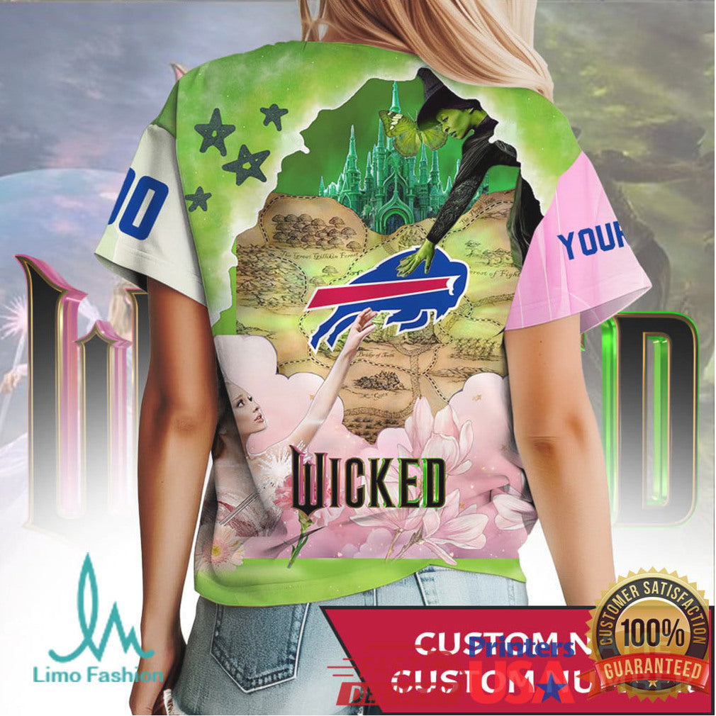 Custom Buffalo Bills Wicked Broadway Crossover All Over Print Shirt - Limotees LLC