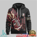 Custom Florida State Seminoles Fear The Spear Mascot 3D All Over Print T Shirt - Limotees LLC