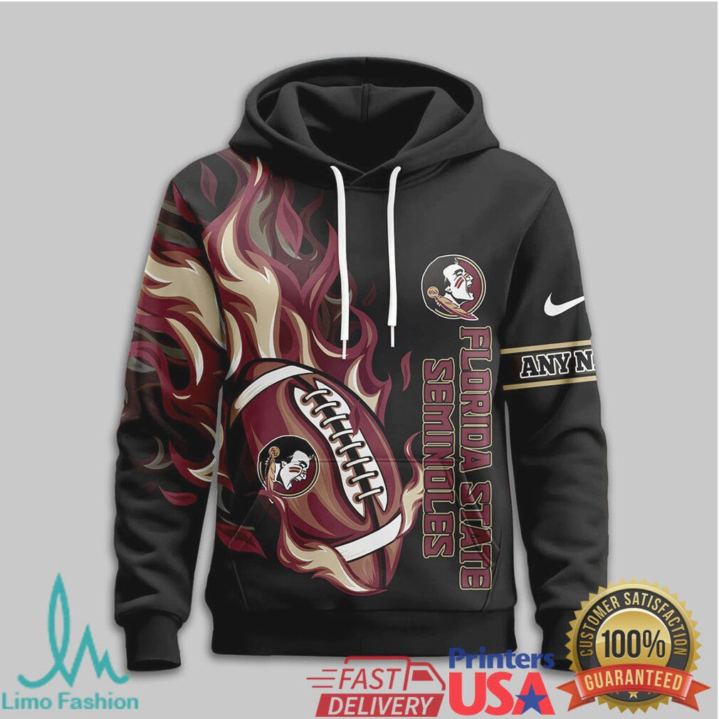 Custom Florida State Seminoles Fear The Spear Mascot 3D All Over Print T Shirt - Limotees LLC
