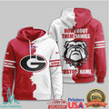 Custom Georgia Bulldogs How Bout Them Dawgs Split 3D T Shirt - Limotees LLC