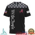 Custom Name Alabama Crimson Tide Big Al Mascot We The People USA Flag T Shirt - Limotees LLC