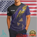 Custom Name Baltimore Ravens NFL 3D All Over Print T Shirt - Limotees LLC