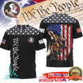 Custom Name Florida State Seminoles We The People American Flag Patriotic T Shirt - Limotees LLC