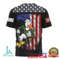Custom Name Miami Hurricanes We The People American Flag Patriotic T Shirt - Limotees LLC
