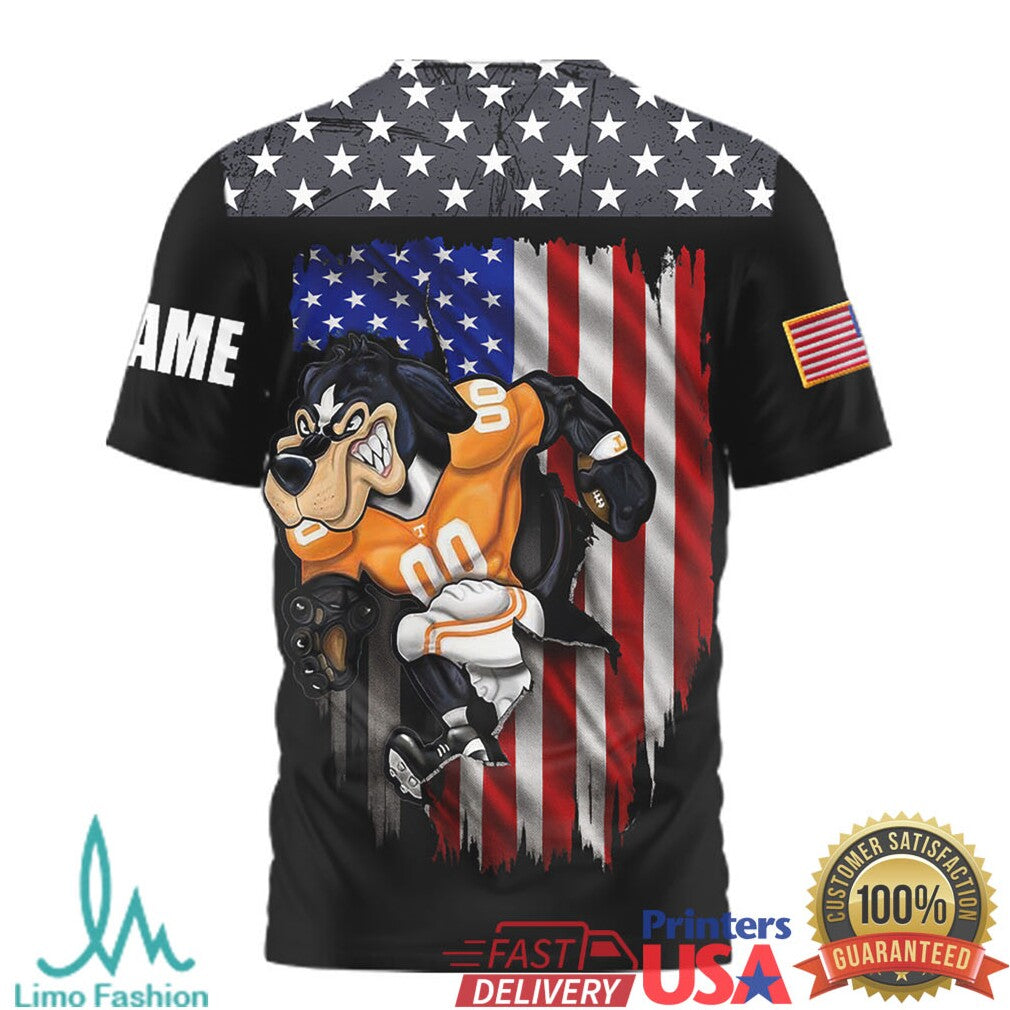 Custom Name Tennessee VolunT Shirtrs We The People American Flag Patriotic T Shirt