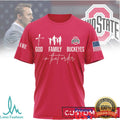 Custom Ohio State University Buckeyes God Family Football Fan T Shirt - Limotees LLC