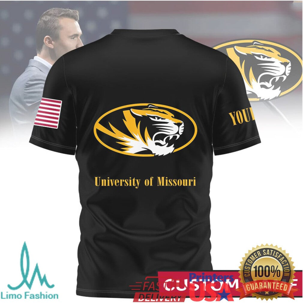 Custom University of Missouri Mizzou Tigers God Family Team T Shirt - Limotees LLC