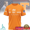 Custom University of Tennessee Volunteers God Family Football Shirt - Limotees LLC