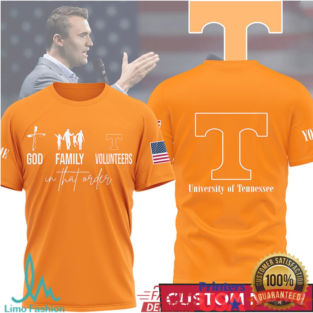 Custom University of Tennessee Volunteers God Family Football Shirt - Limotees LLC