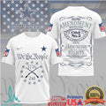 Dallas Cowboys 2nd Amendment American Bill of Rights 1776 Patriot Shirt - Limotees LLC