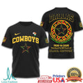 Dallas Cowboys Black History Month T Shirt Road to 100 Years (Broncos Variation) - Limotees LLC