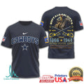 Dallas Cowboys Buffalo Soldiers 1866 1944 Military Tribute T Shirt - Limotees LLC