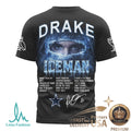 Dallas Cowboys Drake Iceman Graphic Print Rap T Shirt - Limotees LLC