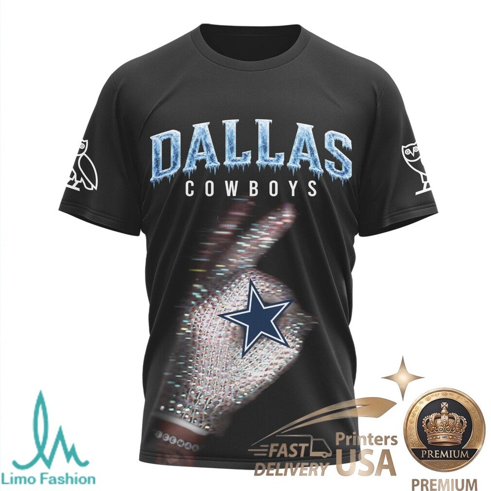 Dallas Cowboys Drake Iceman Graphic Print Rap T Shirt - Limotees LLC