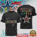 Dallas Cowboys Grateful Dead Dancing Bears Football T Shirt