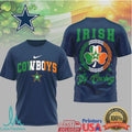Dallas Cowboys Irish Shamrock St. Paddy's Day Celtic Heritage T Shirt - Limotees LLC