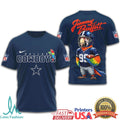 Dallas Cowboys Jimmy Buffett Parrot Head Helmet Graphic T Shirt - Limotees LLC