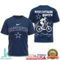 Dallas Cowboys Mountain Biker Performance Tee Go Cowboys Fan Gift - Limotees LLC