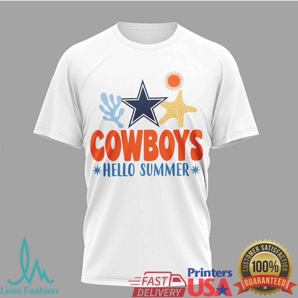 Dallas Cowboys School Is Out Summer Vacation T Shirt Scream and Shout Beach T Shirt - Limotees LLC