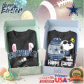 Dallas Cowboys Snoopy & Woodstock Easter Egg NFL Graphic T Shirt - Limotees LLC