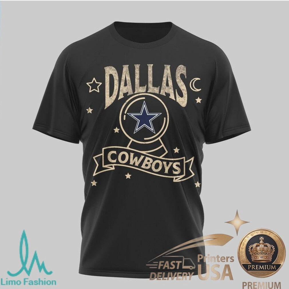 Dallas Cowboys Tarot Card Design Vintage Football T Shirt - Limotees LLC