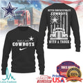 Dallas Cowboys Trucker Appreciation T Shirt Never Underestimate A Cowboy Trucker - Limotees LLC