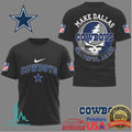 Dallas Cowboys X Grateful Dead Steal Your Face “Make Dallas Grateful Again” Tshirt - Limotees LLC