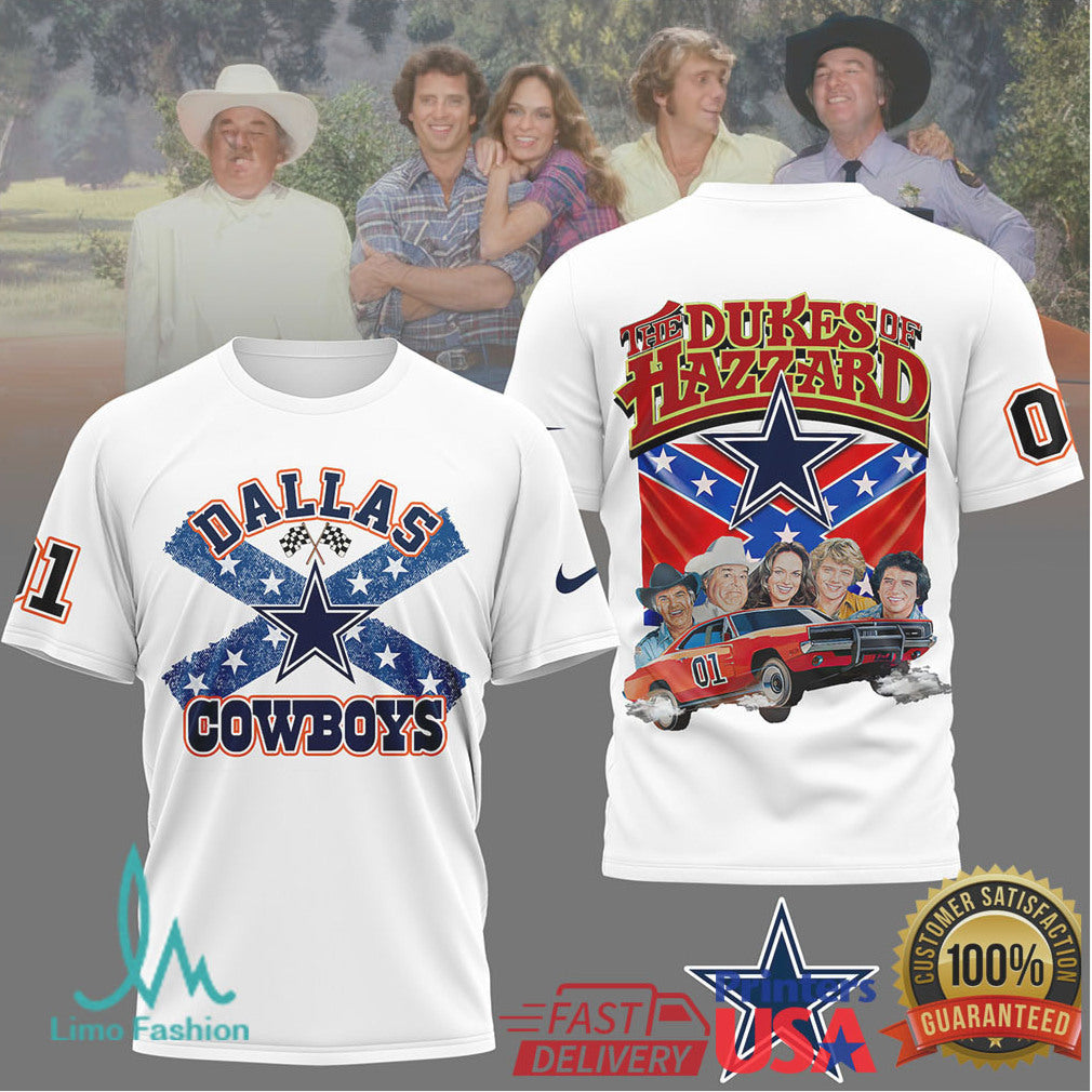 Dallas Cowboys x Dukes of Hazzard Southern Style 01 Fan T Shirt - Limotees LLC