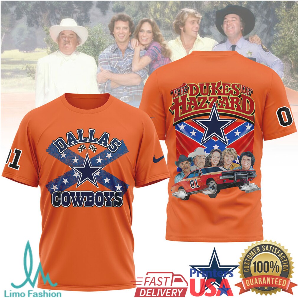 Dallas Cowboys x Dukes of Hazzard Southern Style 01 Fan T Shirt - Limotees LLC