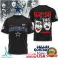 Dallas Cowboys x Mötley Crüe Heavy Metal Style NFL Fan T Shirt - Limotees LLC