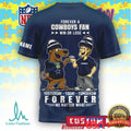 Dallas Cowboys x Scooby Doo Personalized NFL Forever Fan Navy T Shirt - Limotees LLC