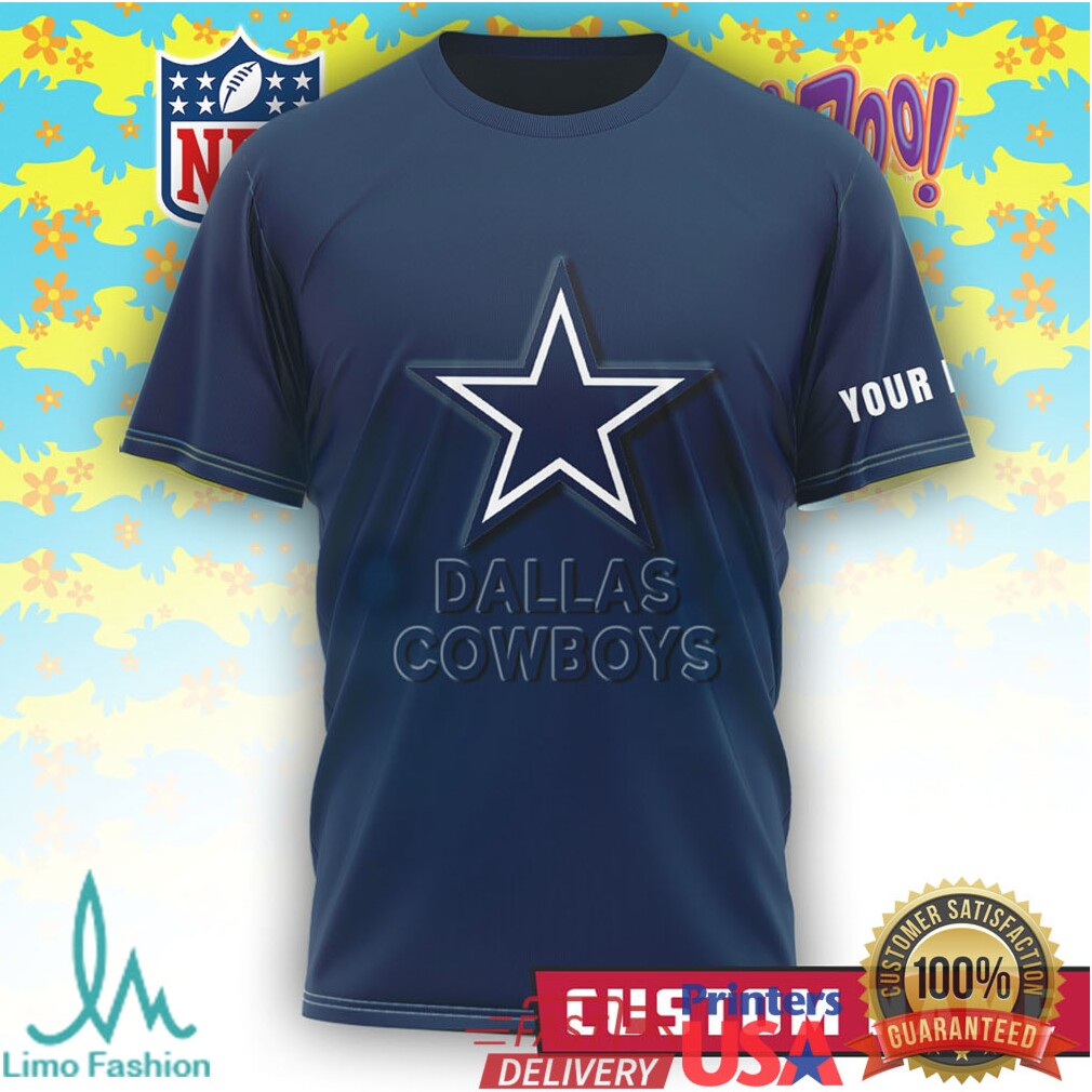 Dallas Cowboys x Scooby Doo Personalized NFL Forever Fan Navy T Shirt - Limotees LLC