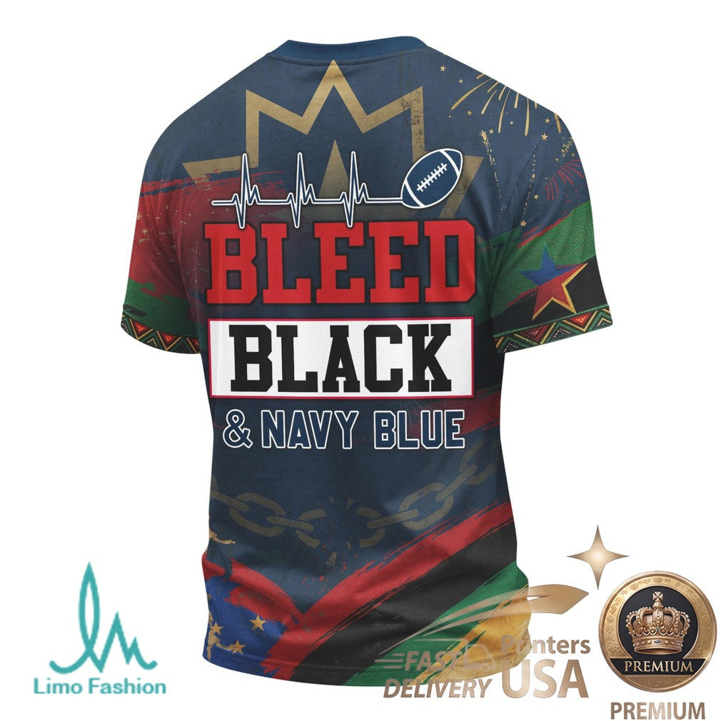 Dallas Football Juneteenth Freedom Runs Deep Graphic T Shirt - Limotees LLC
