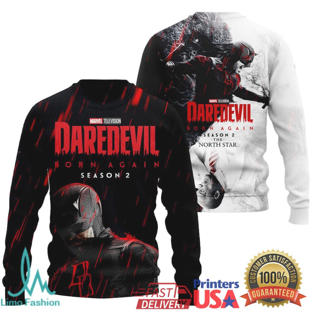Daredevil Born Again Season 2 The North Star Marvel Television T Shirt - Limotees LLC