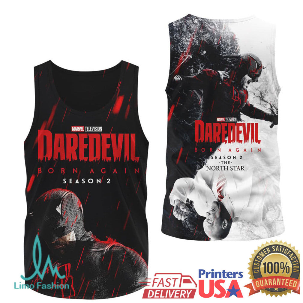 Daredevil Born Again Season 2 The North Star Marvel Television T Shirt - Limotees LLC